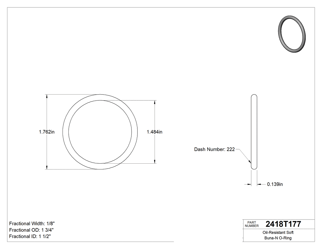Technical drawing - 2418T177